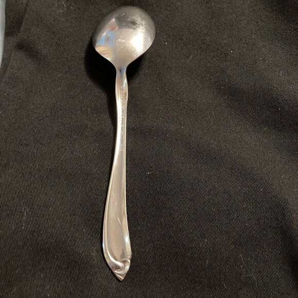 Oneida Shasta Stainless Serving Spoon Tablespoon Oneidacraft Deluxe Flatware - Picture 6 of 8